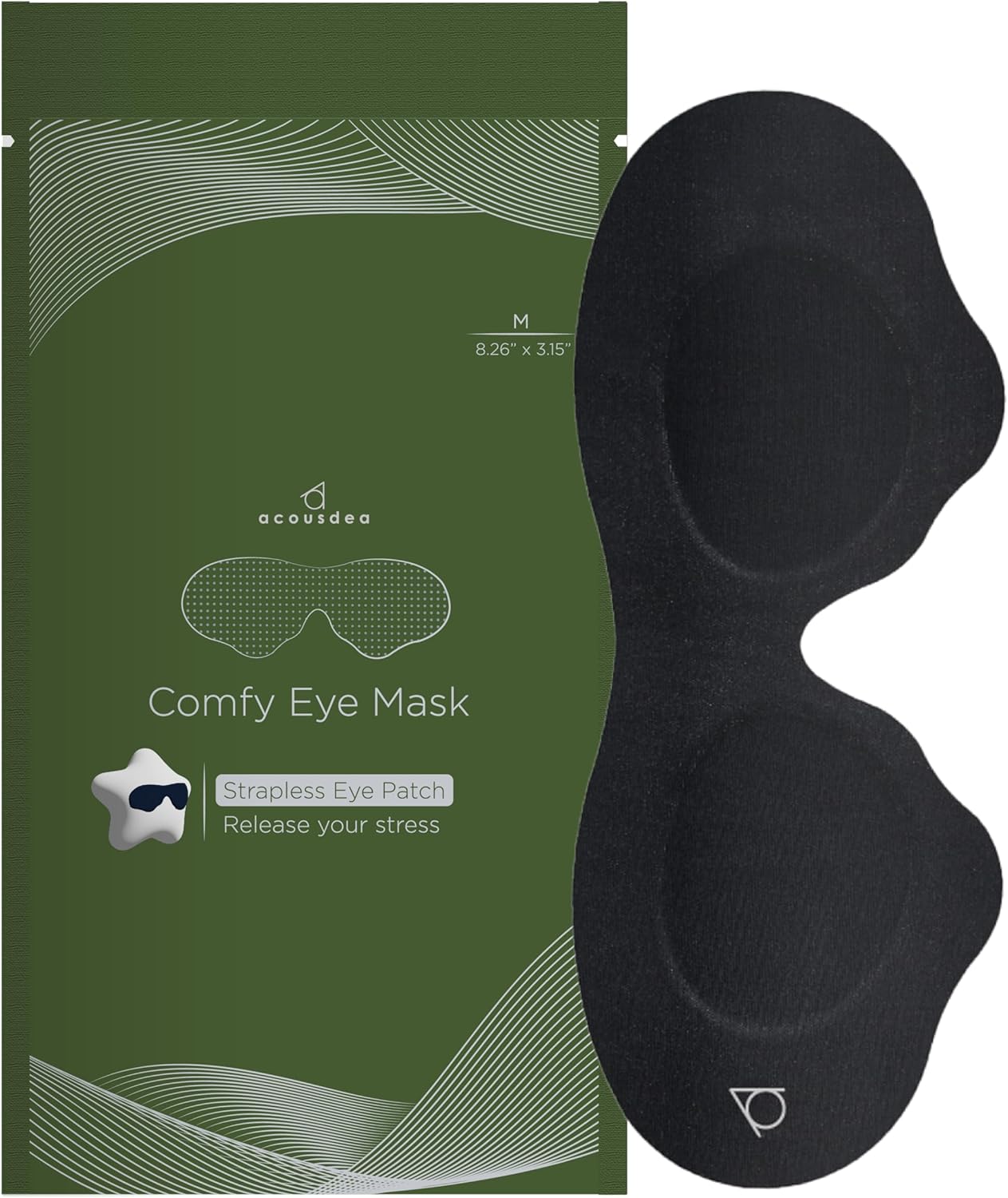 Comfy Eye Mask - Strapless Sleeping Eye Mask — Small